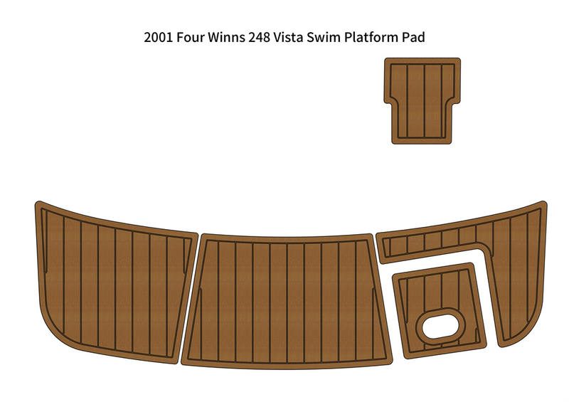 2001 Four Winns 248 Vista Swim Platform 