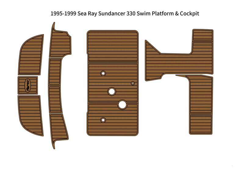 1995-1999 Sea Ray Sundancer 330 Swim Platform Cockpit